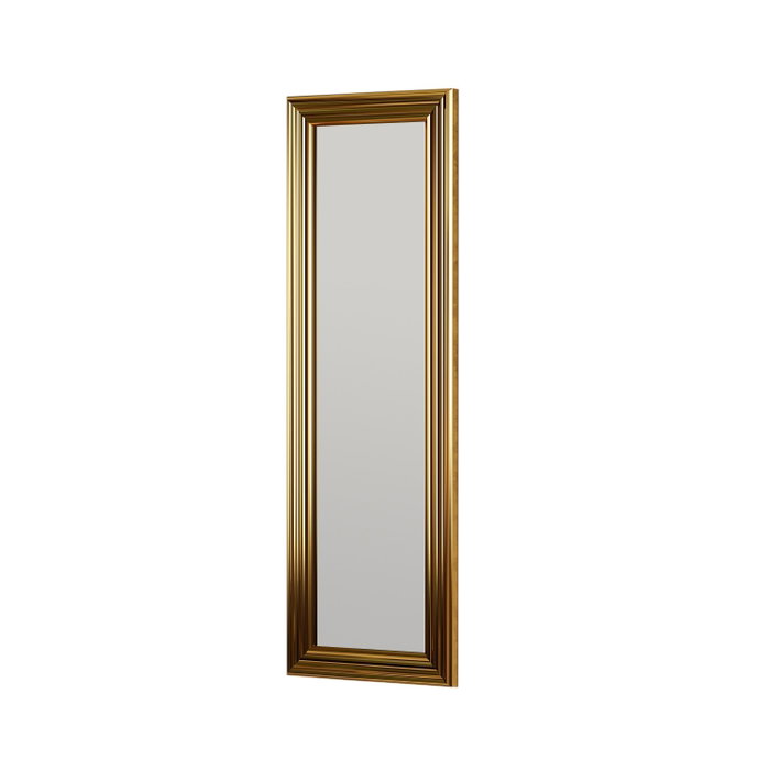 Hanah Home Espejo de Vestidor Dorado con Marco de MDF Laminado Hanah Home Espejo de Vestidor Dorado con Marco de MDF Laminado